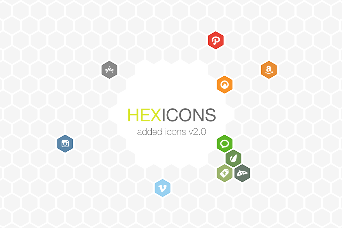 Hexicons - The expanding icon set preview 3
