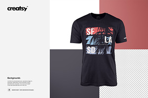 Men T-shirt Mockup Set