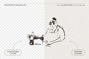 Artisan Tailor Sketch Illustrations, a Person Illustration by TheMountBirdStudio (Thumbnail 2 of 6)