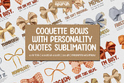 Vintage Coquette Personality Quotes, a Decorative Illustration by creationsbyapuruh (Thumbnail 1 of 8)