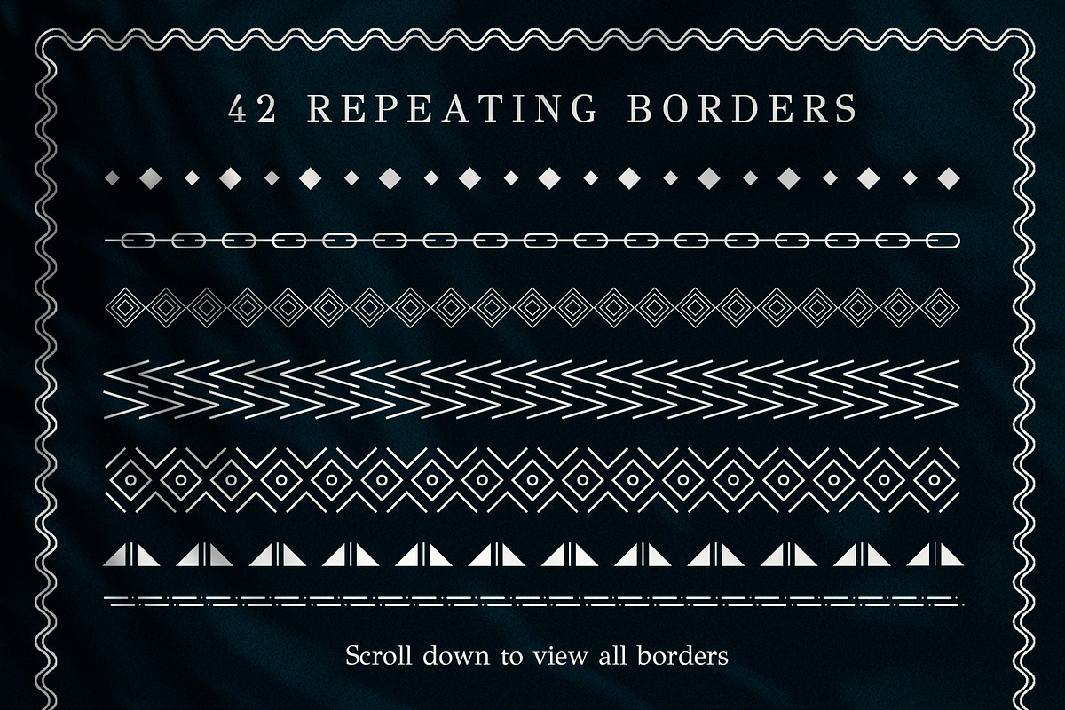 Geometry. Art  brushes, borders..., a Brush Add-On by Graphic Art (Photo 8 of 9)