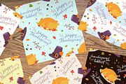 Happy Thanksgiving set, a Decorative Illustration by SunnyWS (Thumbnail 5 of 5)