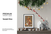 Christmas Frames & Wallpaper Mockups, a Product Mockup by mock-ups (Thumbnail 7 of 16)