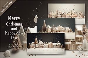 Christmas snowy courtyard., a Decorative Illustration by KENO Mascots