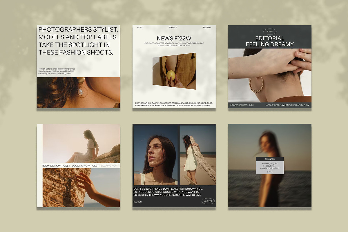 Autumn Instagram Template | PSD, a Social Media Template by Azruca (Photo 2 of 8)