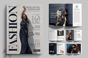 Fashion Magazine Brand Showcase, a Magazine Template by MightyDesign