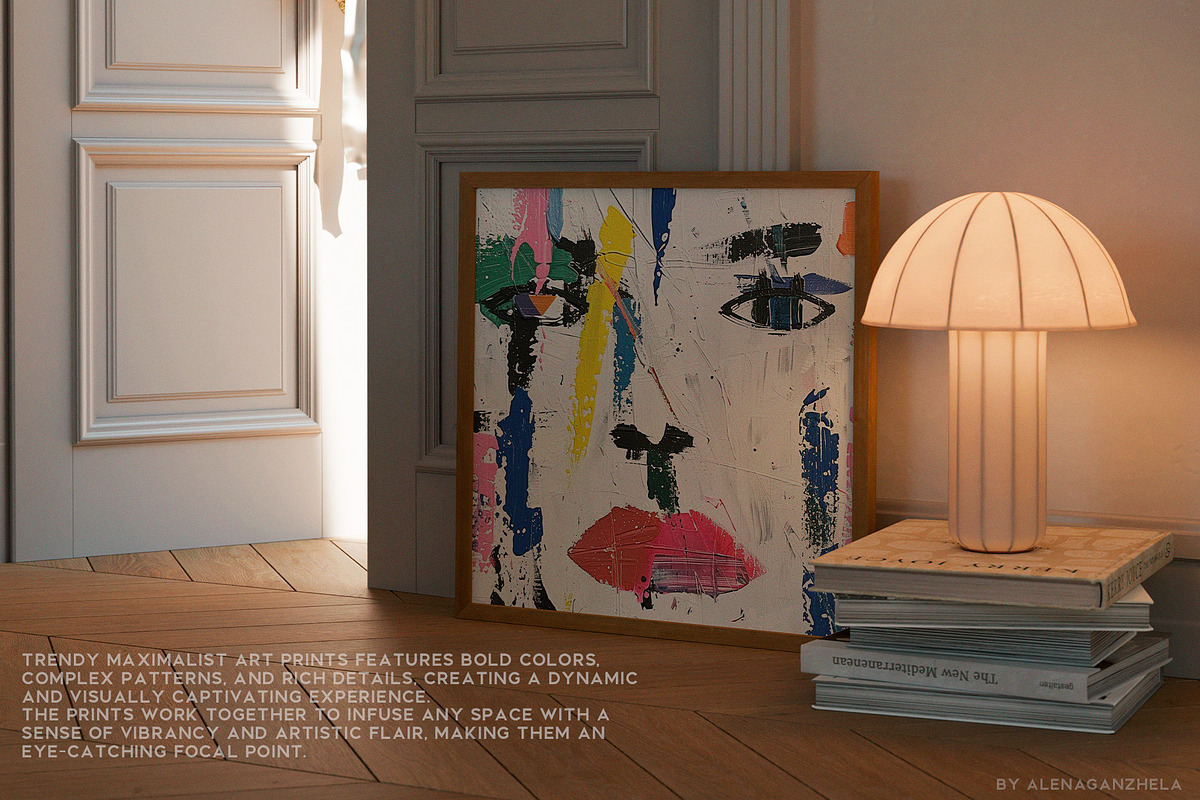 MAXIMALISTA - wall art mixed prints, a Background Graphic by alenaganzhela (Photo 2 of 10)