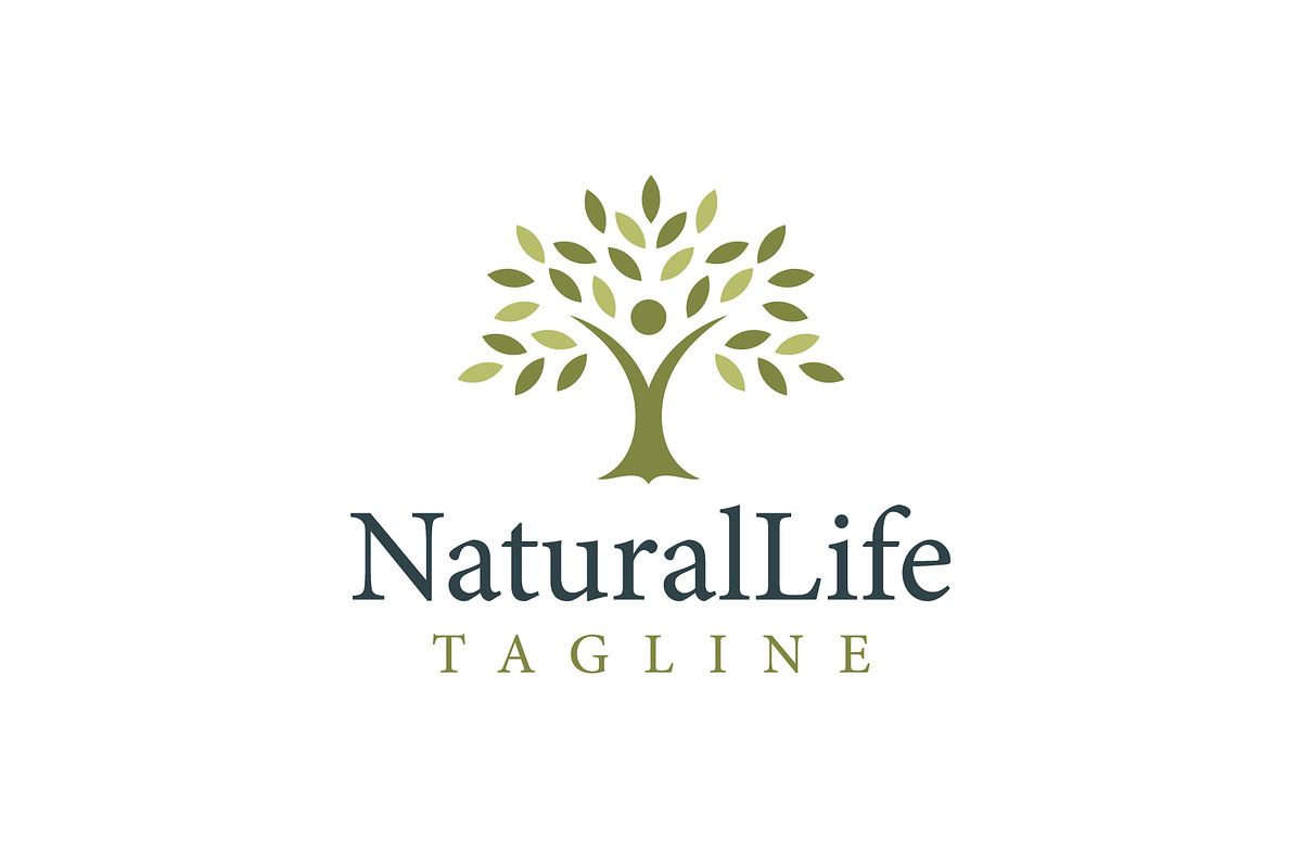 Natural Life Tree Logo, a Branding & Logo Template by brandphant