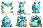 Whimsical Birthday Clipart Bundle, an Illustration by Craft Nest (Thumbnail 3 of 5)