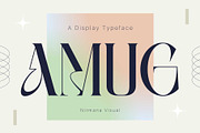 Amug - Serif Display, a Font by Nirmana Visual (Thumbnail 1 of 11)