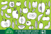 An Apple a Day - Stamps / Brushes, an Icon by Purple Frog (Thumbnail 2 of 4)