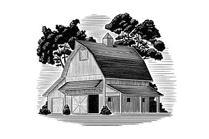 Midwest Farm and Barn, a Food Illustration by blue67sign