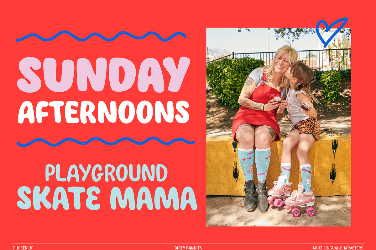 Pucker Up, a Handwritten Font by Dirty Bandits Type (Photo 10 of 11)