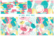 10 abstract brush stroke patterns, a Pattern Graphic by Cozy pattern shop (Thumbnail 6 of 7)