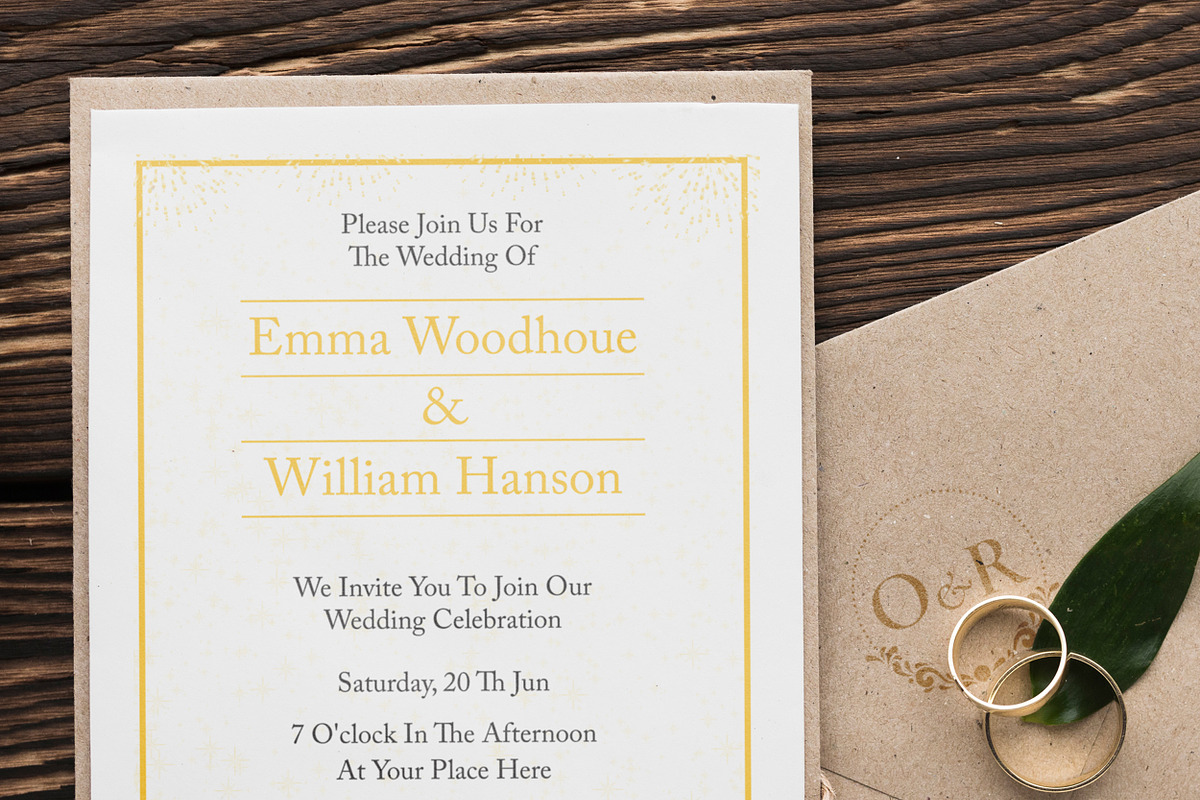 Invitation Card Design Layout