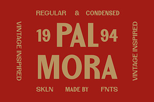 SFC Palmora, a Sans Serif Font by Skilline Supply Co.