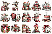 Whimsical Christmas Clipart, an Illustration by OK Design (Thumbnail 3 of 6)