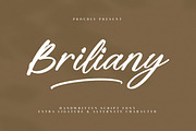 Briliany, a Handwritten Font by Goresan Studio (Thumbnail 1 of 15)
