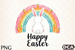 Happy Easter Clipart, an Illustration by DreamCafeArt