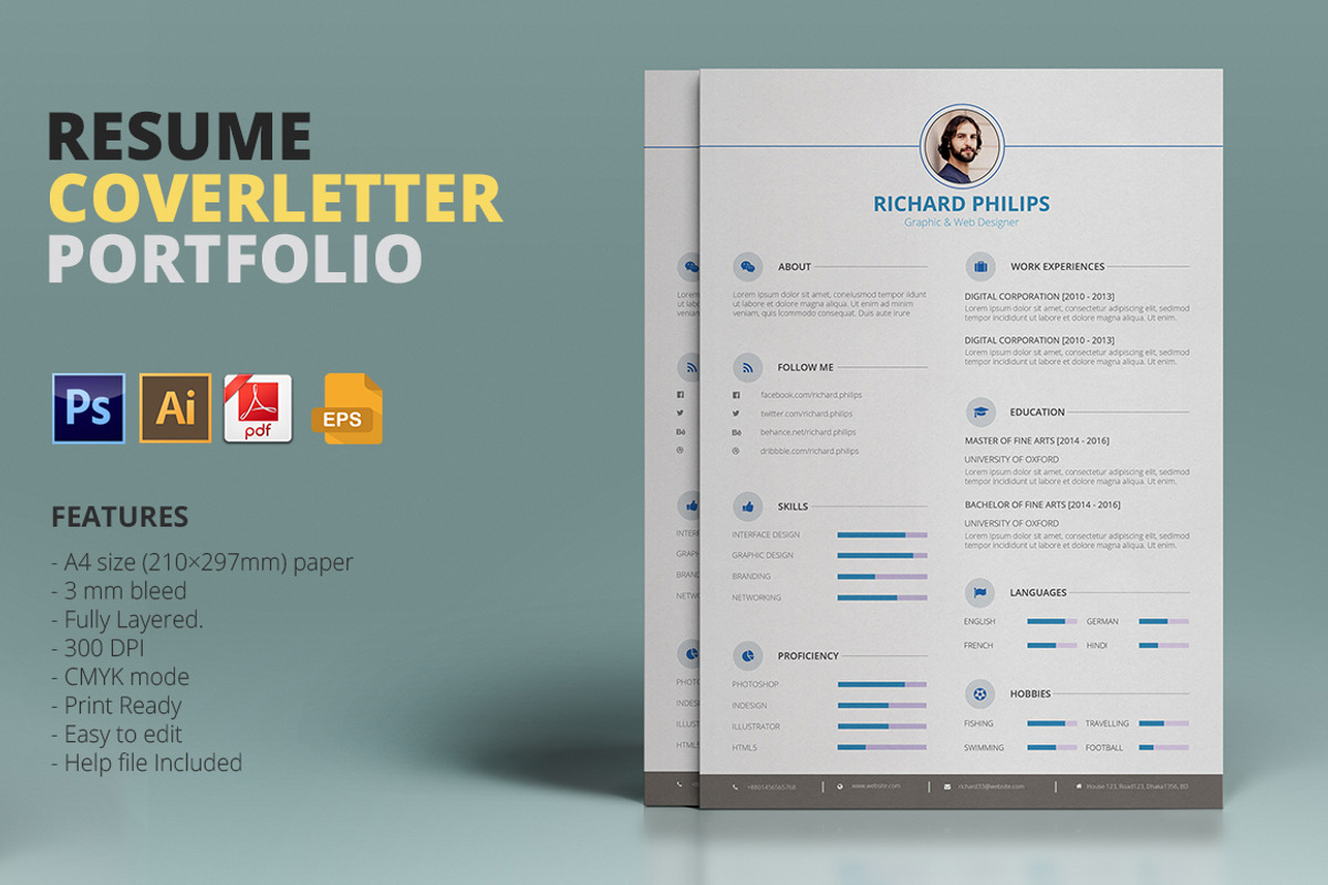 Resume, a Resume Template by art_ample (Photo 1 of 4)
