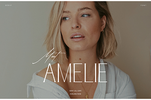 Amelie | Display Font