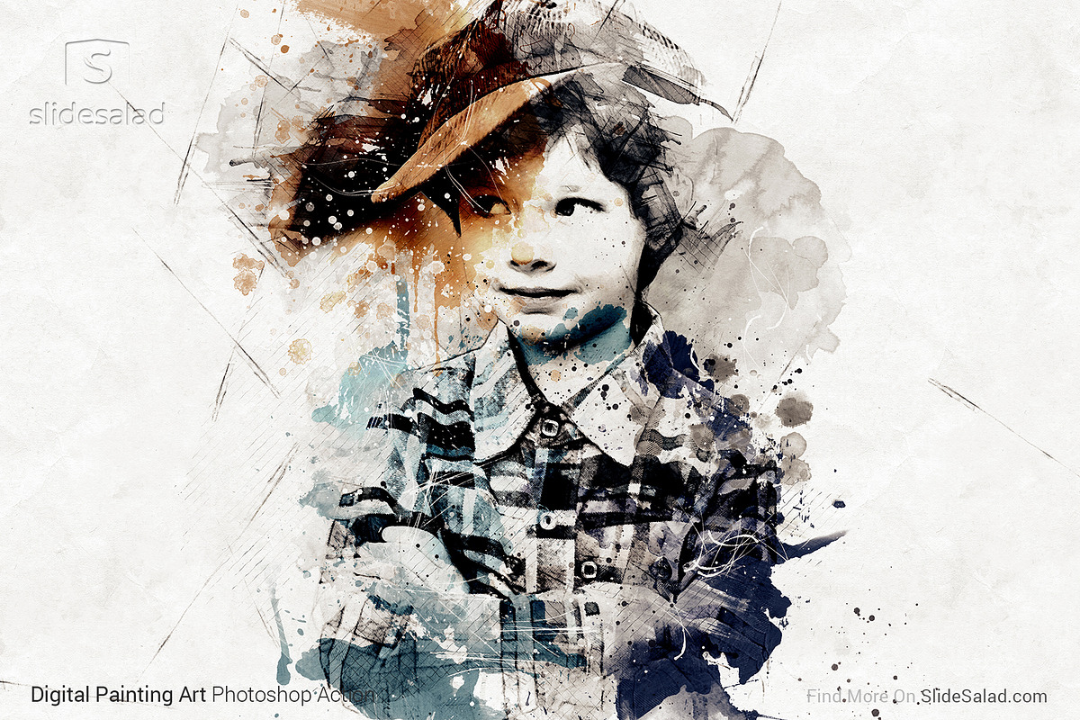 Digital Painting Photoshop Action, an Action Add-On by SlideSalad (Photo 14 of 21)
