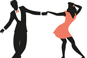 SWING DANCE CLIPART, a Graphic by La Inspiratriz (Thumbnail 6 of 21)