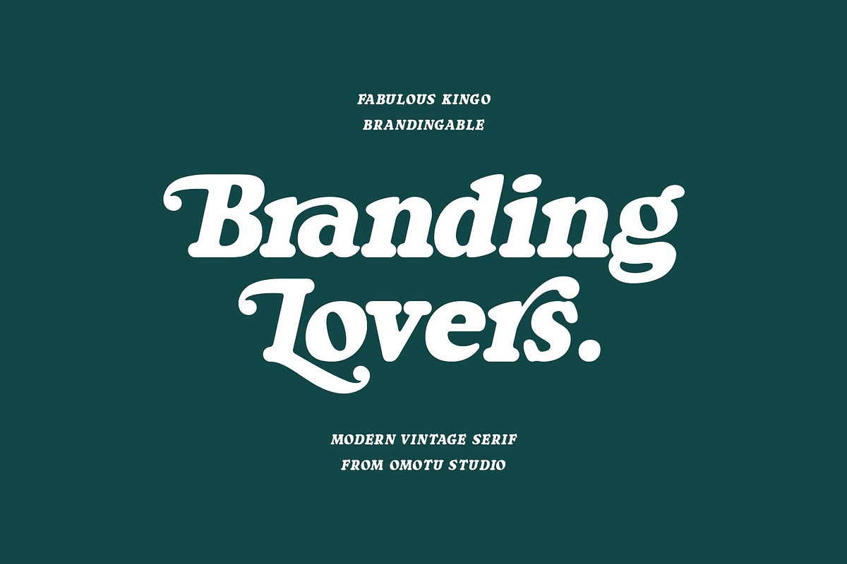 Kingo, a Serif Font by Omotu Studio (Photo 2 of 19)