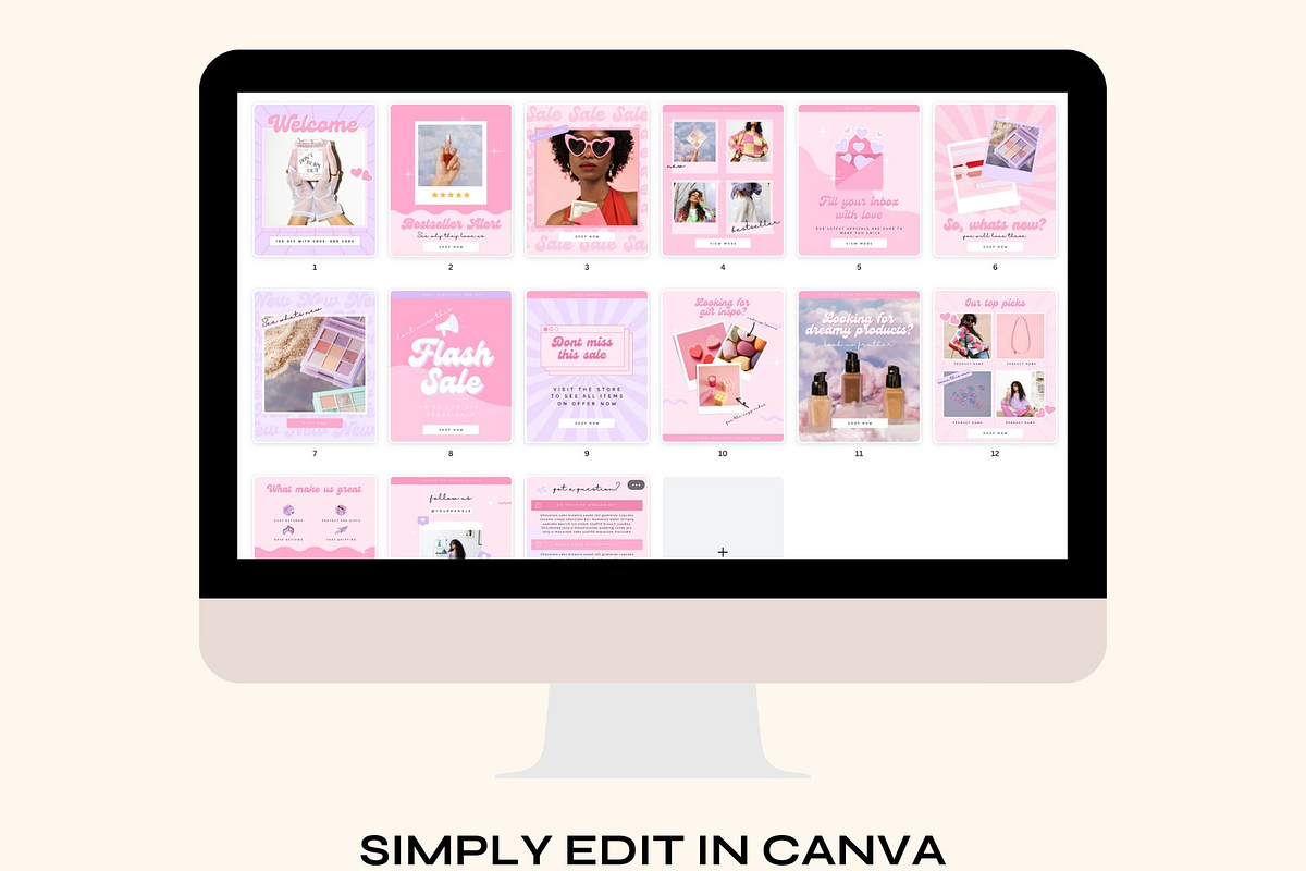 Canva Email Templates, a Marketing Template by The Pixel Palace (Photo 5 of 9)