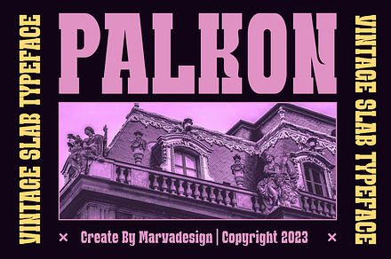 Palkon - Classic Slab Font