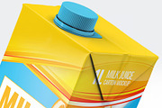 Milk or Juice Carton Mockup, an Advertising Mockup by Hubzway (Thumbnail 6 of 7)