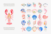 Preppy coastal clipart set, a Decorative Illustration by Patishop Art (Thumbnail 13 of 15)