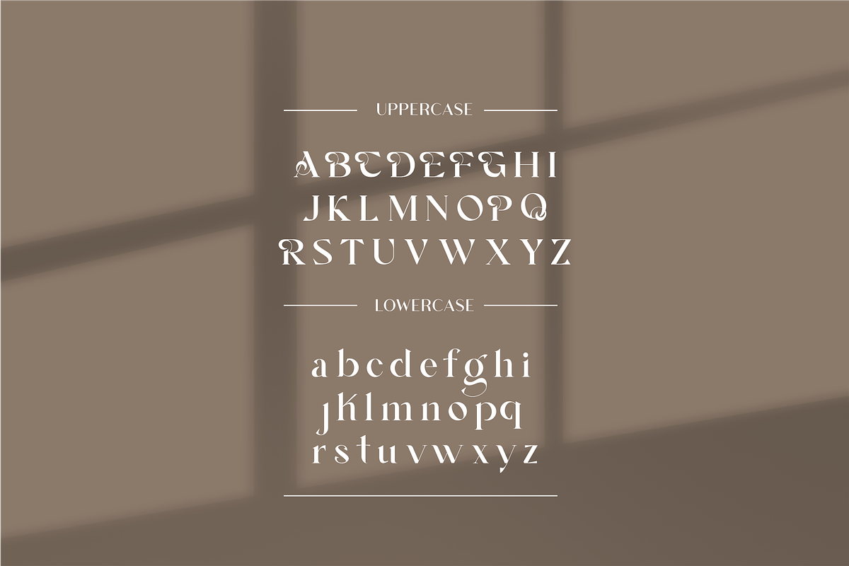 AVGAF - A Modern Serif Font, a Serif Font by Vroz Studio (Photo 12 of 12)
