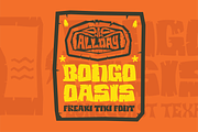 Bongo Oasis | Freaki Tiki Font, a Handwritten Font by Bend Industries (Thumbnail 3 of 10)