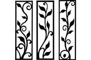 Laser Cut Floral Panels Bundle, an Object Graphic by jahid234 (Thumbnail 2 of 5)