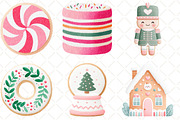 Christmas Sugar Cookie Clipart, an Illustration by Black Bird Studio (Thumbnail 6 of 6)