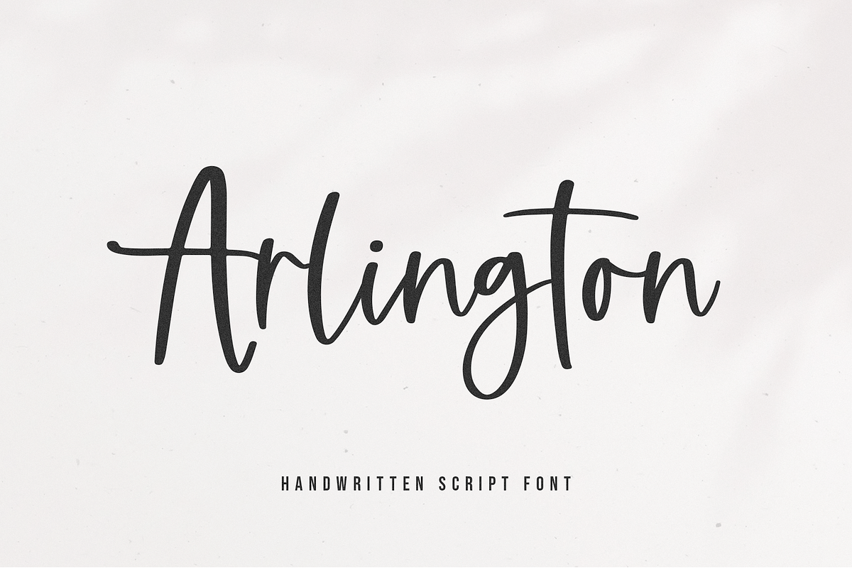 Arlington | Modern Script Font, a Script Font by KA Designs (Photo 1 of 11)