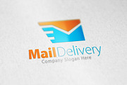 Mail Delivery Logo, a Branding & Logo Template by Creative Dezing (Thumbnail 2 of 3)