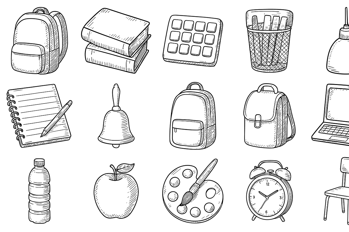 School Supplies Collection, an Object Graphic by nikagraphic (Photo 3 of 3)