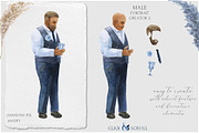 -20% Boho Wedding Portrait Creator, a Decorative Illustration by Cat In Colour (Thumbnail 9 of 12)