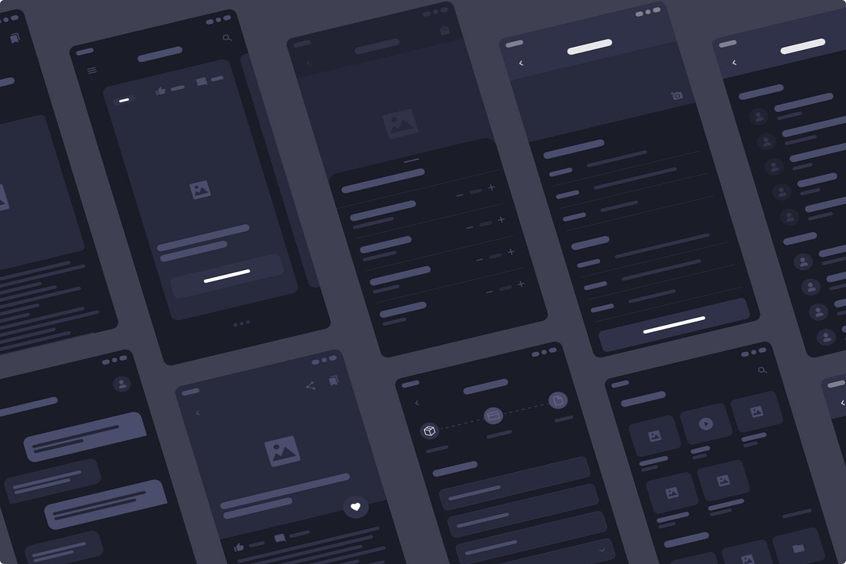Fashi UX & Wireframe Kit preview 6
