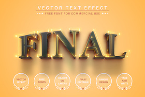 Yellow Summer - Editable Text Effect