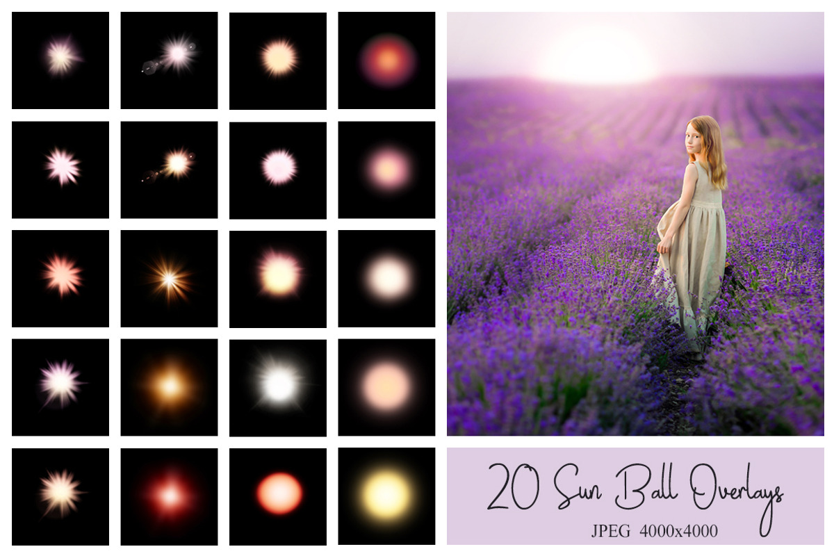 35 Dreamy Spring Sunlight Overlays, an Object Graphic by LovePhotoMoment