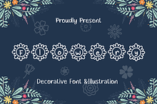 Flowery Font Duo