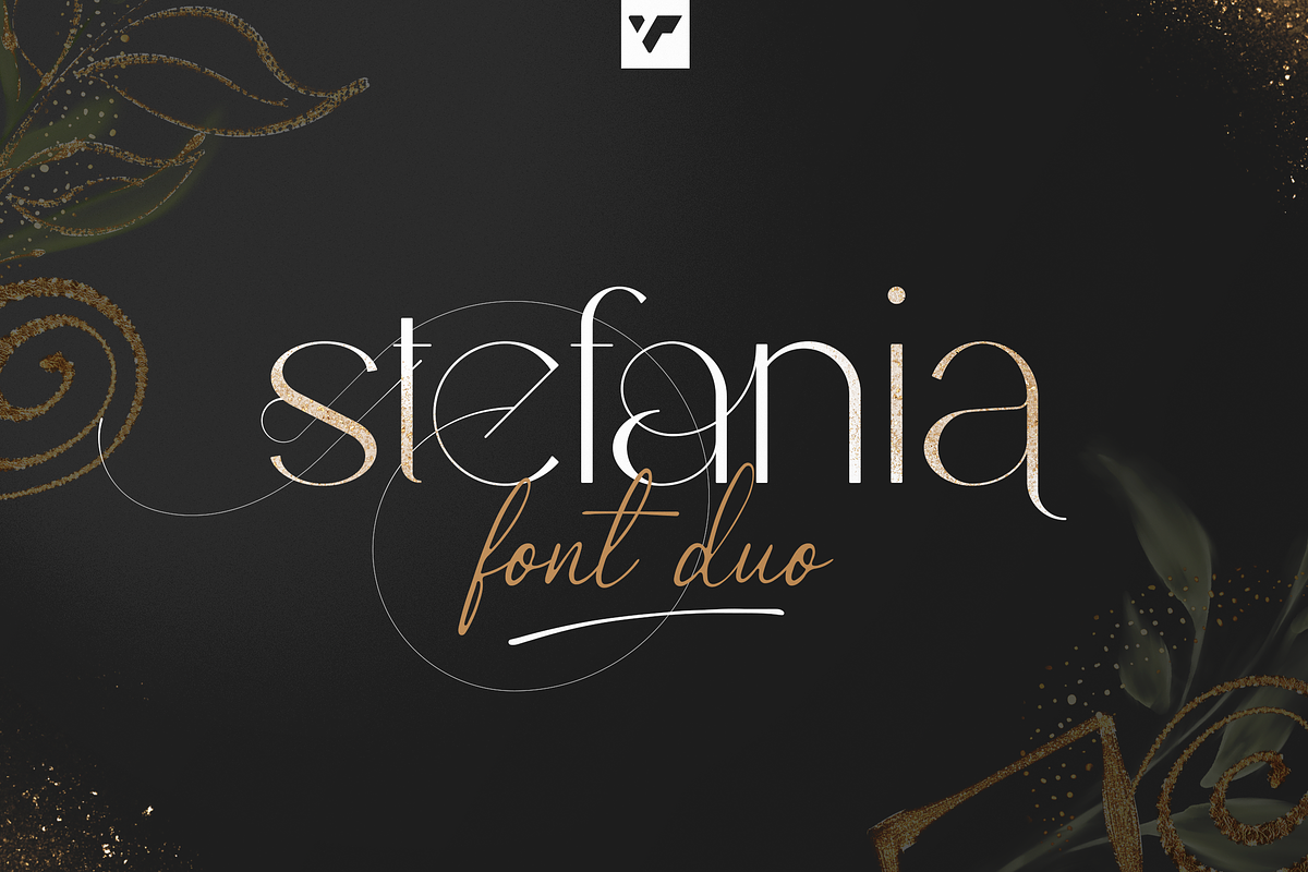 Stefania - font duo + more and more, a Script Font by VP Fonts (Photo 1 of 29)