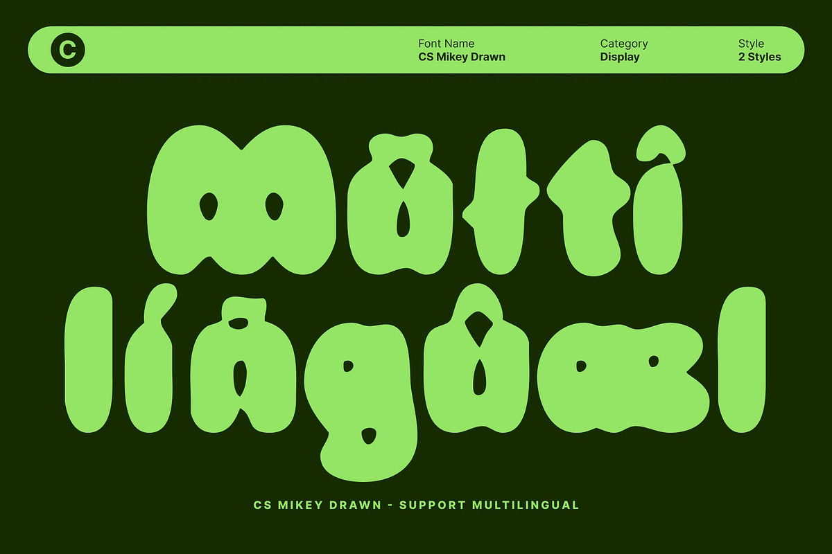 CS Mikey Drawn, a Sans Serif Font by Craft Supply Co. (Photo 7 of 8)