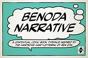Benoda Narrative, a Sans Serif Font by category4 (Thumbnail 1 of 5)
