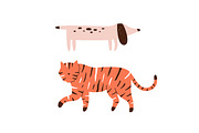 Abstract modern animals set, an Animal Illustration by Good Studio (Thumbnail 3 of 4)