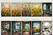 FLORAL JUNK JOURNAL NATURE, a Seasonal Illustration by Daring Digies (Thumbnail 2 of 11)