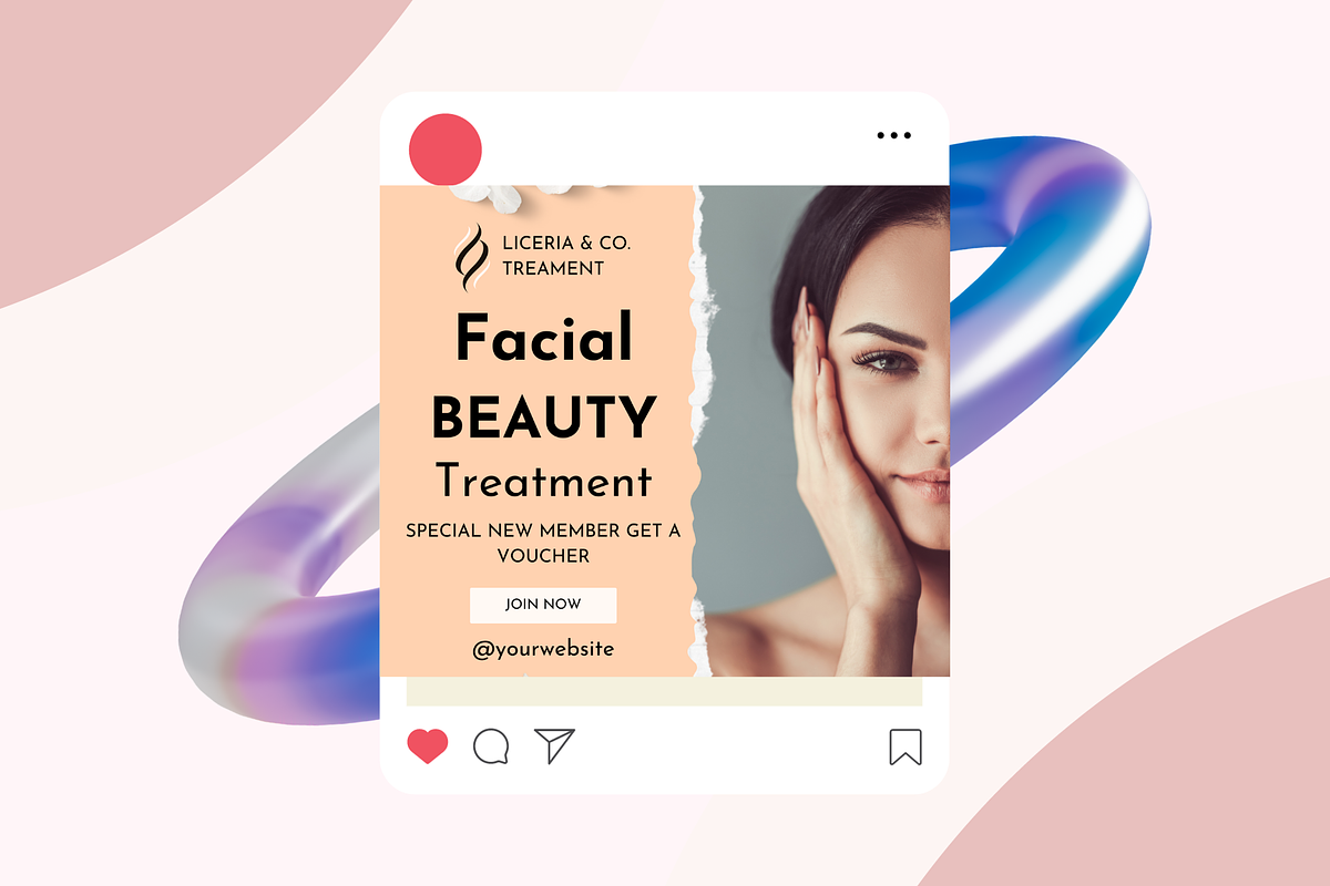 Beauty Salon Instagram Templates, a Social Media Template by Adored Templates (Photo 6 of 10)